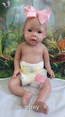 50cm/20 Full Body Silicone Reborn Lacey Baby Doll Painted Realistic Baby Toys