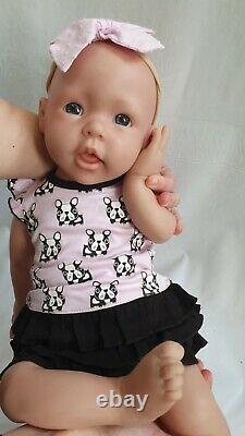 50cm/20 Full Body Silicone Reborn Lacey Baby Doll Painted Realistic Baby Toys