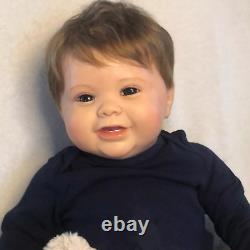 60 CM Silicone Reborn Baby Boy Doll For Girl Realistic Toddler Art Beebe