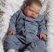 60cm Lifelike Reborn Baby Doll Toddler Pickle With Veins Painted Hair Soft Body