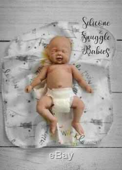 8 Micro Preemie Full Body Silicone Baby Boy Doll Cooper