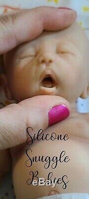 8 Micro Preemie Full Body Silicone Baby Girl Doll Izzy