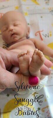 8 Micro Preemie Full Body Silicone Baby Girl Doll Izzy