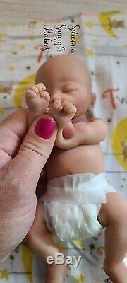 8 Micro Preemie Full Body Silicone Baby Girl Doll Izzy