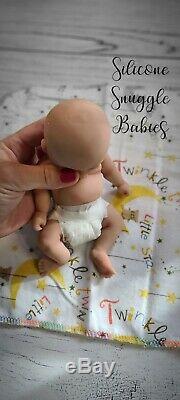 8 Micro Preemie Full Body Silicone Baby Girl Doll Izzy