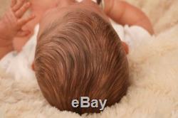 A Groovy Reborn Baby Girl Doll Ltd. April Kazmierczakpainted Hairrealistic