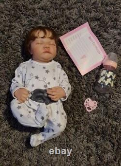 AOLSO Reborn doll 17-Inch Handmade Realistic Baby Doll With Accessories