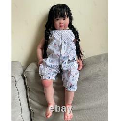 ARTIST Finished Reborn Baby Doll Soft Cloth Body Lifelike Toddler Girl Newborn