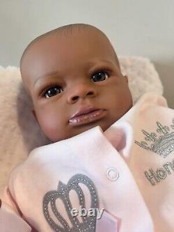 ARTIST REBORN BABY ETHNIC LIFELIKE DOLL MAGNETIC DUMMY BOTTLE NEWBORN UK Seller