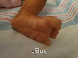 Adorable Ethnic AA Biracial Reborn Baby Doll