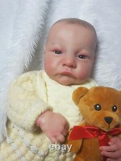 Adorable Newborn Reborn Baby Boy Levi Awake (Unbranded) Available Now! 