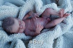 Adorable Reborn baby doll boy Max Sculpt 14'' premie anatomically correct