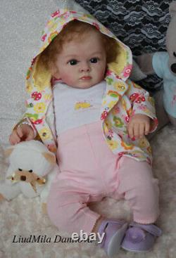 Adorable Reborn baby girl Tutty by Natali Blick realistic doll, limited kit