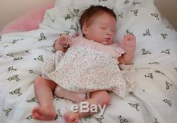 (Alexandra's Babies) REBORN BABY GIRL DOLL EVANGELINE LAURA LEE EAGLES Ltd ed