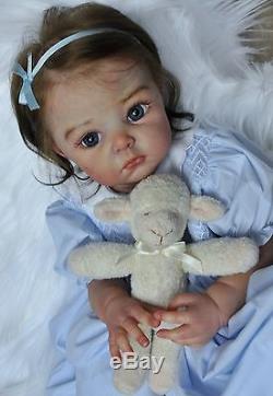 Alla's Babies Reborn Baby Girl Doll Lola, Adrie Stoete sculpt, IIORA