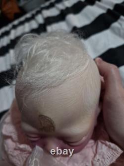 Alternative Reborn Doll With Rose Qaurtz Moon In Her Head, Pink, Alternative