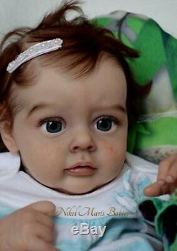 Amazing very rare reborn baby doll Chloe by Natali Blick Sold out LE