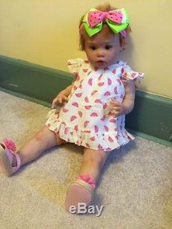 Ariel by Joanna Kazmierczak reborn baby doll toddler EUC