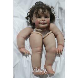 Artist Painted Kit Reborn Baby Doll ZOE Hand-Rooted Hair Unassembled Kits GIFT