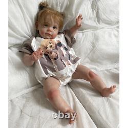 Artist Painted Reborn Baby Dolls With COA Real Handmade Lifelike Girl Vinyl Toy