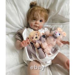 Artist Painted Reborn Baby Dolls With COA Real Handmade Lifelike Girl Vinyl Toy