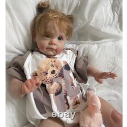 Artist Painted Reborn Baby Dolls With COA Real Handmade Lifelike Girl Vinyl Toy