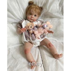 Artist Painted Reborn Baby Dolls With COA Real Handmade Lifelike Girl Vinyl Toy