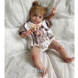 Artist Painted Reborn Baby Dolls With COA Real Handmade Lifelike Girl Vinyl Toy