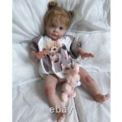 Artist Painted Reborn Baby Dolls With COA Real Handmade Lifelike Girl Vinyl Toy