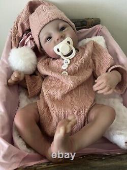 Artist Reborn Baby Lifelike Doll Chloe Sleeping Magnetic Dummy Bottle Newborn Uk
