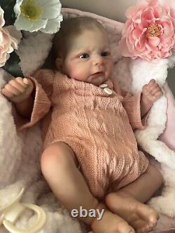 Artist Reborn Baby Lifelike Doll Matilda Awake Magnetic Dummy Bottle Newborn Uk