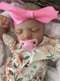 Artist Reborn Baby Lifelike Doll Olivia Sleeping Magnetic Dummy Newborn
