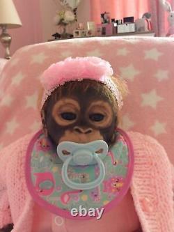 Ashton Drake Adorable Lifelike Baby Orangutan Monkey Doll Umi So Cute