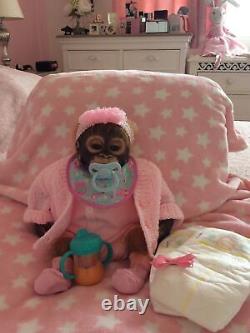 Ashton Drake Adorable Lifelike Baby Orangutan Monkey Doll Umi So Cute