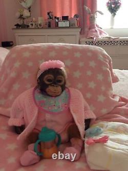 Ashton Drake Adorable Lifelike Baby Orangutan Monkey Doll Umi So Cute