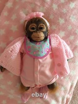 Ashton Drake Adorable Lifelike Baby Orangutan Monkey Doll Umi So Cute