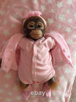 Ashton Drake Adorable Lifelike Baby Orangutan Monkey Doll Umi So Cute