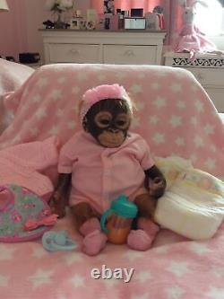 Ashton Drake Adorable Lifelike Baby Orangutan Monkey Doll Umi So Cute