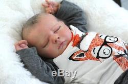 Awake & Alseep Reborn Realborn Baby Doll Asher nlovewithreborns2011 (ONE Baby)
