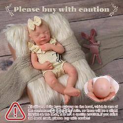 BABESIDE Lifelike Reborn Baby Dolls 16 Inch (Weight 4 Lb) Full Silicone Baby