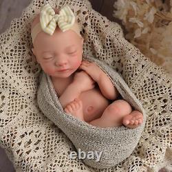 BABESIDE Lifelike Reborn Baby Dolls 16 Inch (Weight 4 Lb) Full Silicone Baby