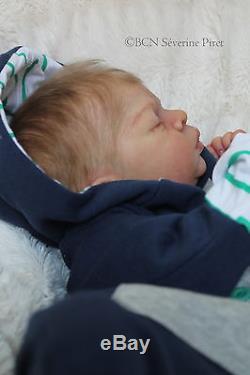 BCN Baby reborn doll Owen Francis by Laura Tuzio Ross Slumberland mohair