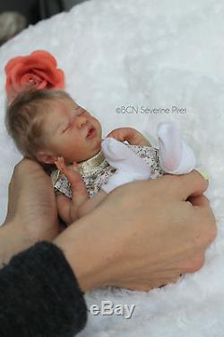 BCN Baby reborn doll Wee Patience by Laura Lee Eagles Slumberland mohair