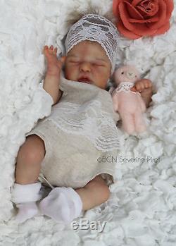 BCN Baby reborn doll Wee Patience by Laura Lee Eagles Slumberland mohair