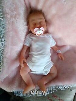 BEAUTIFUL Full Body Silicone Boo Boo Baby Girl reborn doll 8lb rooted newborn