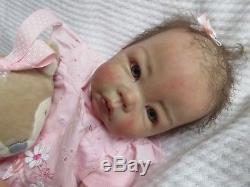 BEAUTIFUL Reborn Baby GIRL Doll LUCA by ELLY KNOOPS