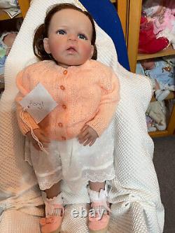 BERYL Beautiful baby reborn Girl doll Professionally weighted to 7.4 lbs