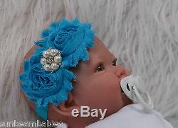 Blue Eyed Reborn Realistic Fake Baby Girl Doll Free Baby Bottle And Gift Etc