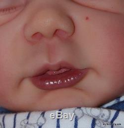 BM Originals Reborn Baby Boy Doll Mailo by Eliza Marx Painted Hair