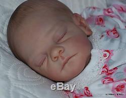 BM Originals Reborn Baby Girl Doll Freya by Tina Kewy Painted Hair